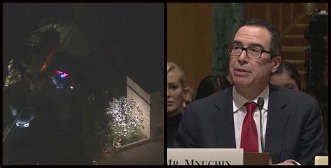 Suspicious And Smelly Package Found Near Treasury Sec Steve Mnuchin