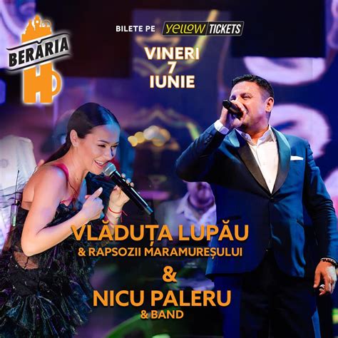 Vlăduța Lupău x Nicu Paleru în concert București Berăria H