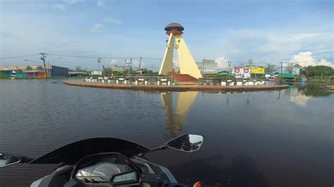 Jalan Gm Arsyad Bundaran Tudung Saji Jalan Menuju Tatas Banjir Masih