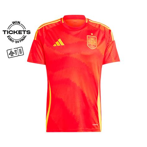 Camiseta adidas España Primera Equipación Eurocopa 2024 Better Scarlet