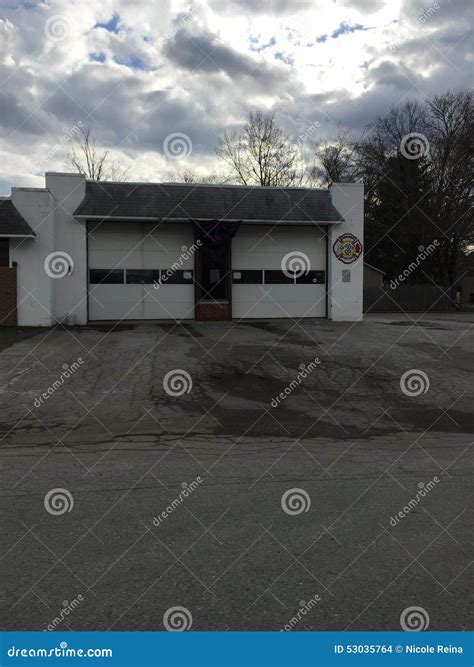 Firehouse Garages editorial stock image. Image of doors - 53035764