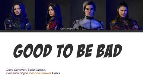 Good To Be Bad Descendants Cast Color Coded Lyrics Youtube