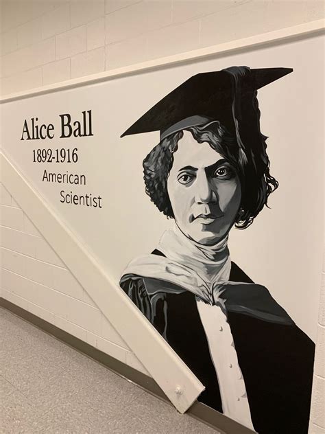 Alice Ball Mural School Murals Womens History Mural