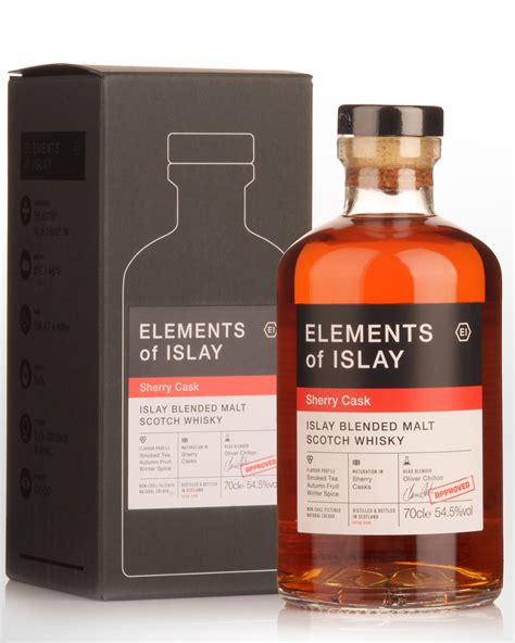 Elements Of Islay Sherry Cask Cask Strength Blended Malt Scotch Whisky