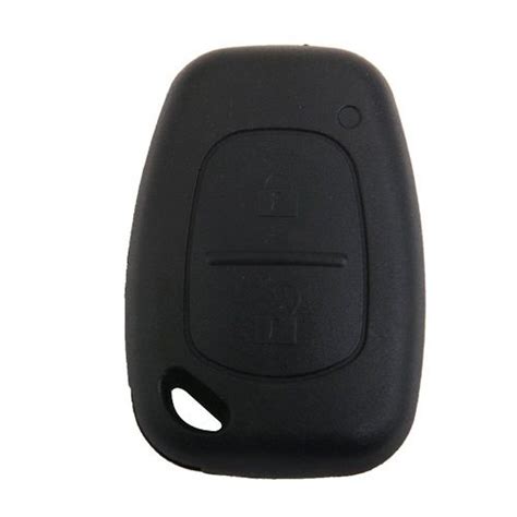 Carcasa Mando Llave Del Coche Botones Vauxhall Opel Y Rena Negro