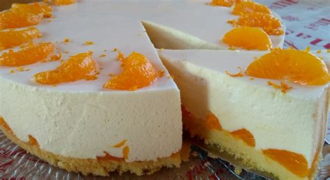 Käse Sahne Torte Mit Mandarinen Mandarinen Kase Sahne Torte