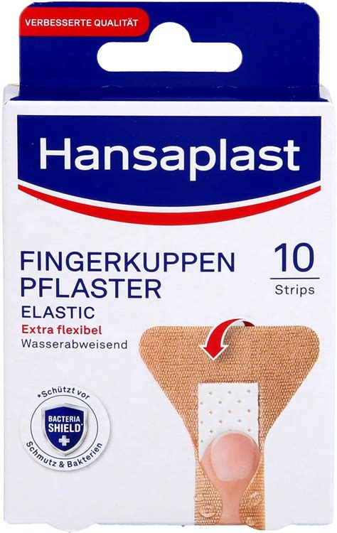 Hansaplast Elastic Fingerkuppen Strips St Amazon De Drogerie