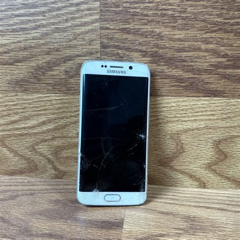 Samsung Galaxy S6 Edge SM G925A Cellphone White 32GB Untested EBay