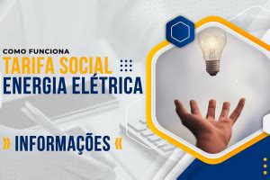 Como Funciona Tarifa Social De Energia El Trica An Ncio Gratuito