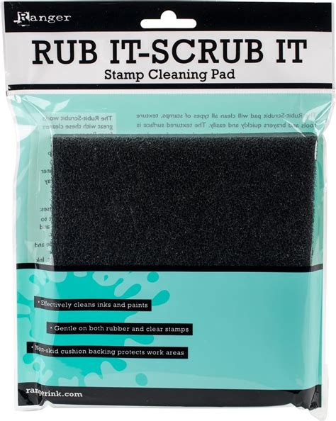 Ranger Rub09863 Foam Backed Scrubby Black Uk Grocery