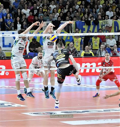 Pallavolo Superlega Po Scudetto Trento Vs Perugia Gara Foto Di