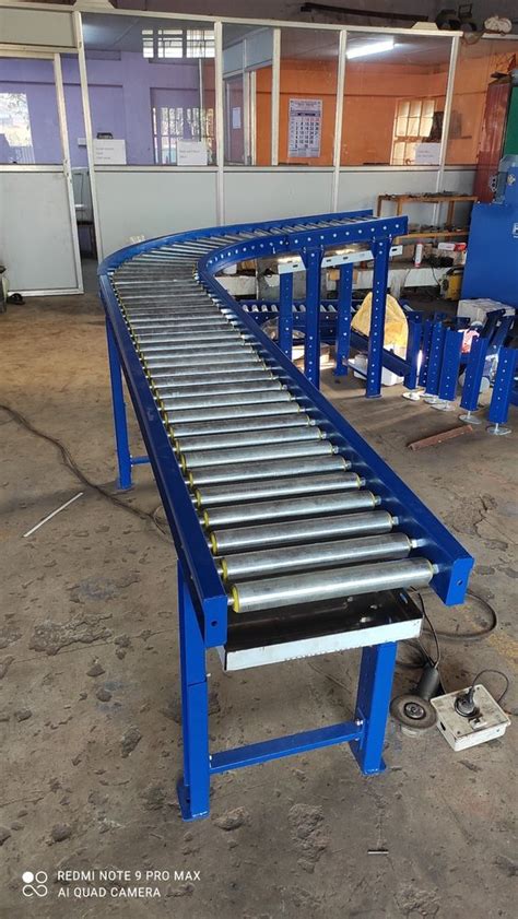 Steel 1000 To 10000 Gravity Roller Conveyor Capacity 100 Kg M At Rs