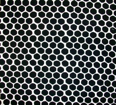 I T D Fabrics Honeycomb Black Fabric