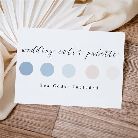 Dusty Blue Color Palette Wedding, Spring Wedding Colors, Garden Wedding ...