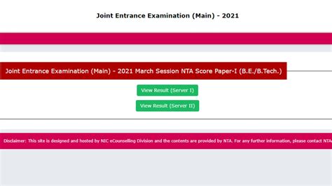 Jee Main Result Out At Jeemain Nta Nic In Get Direct Link To Hot Sex