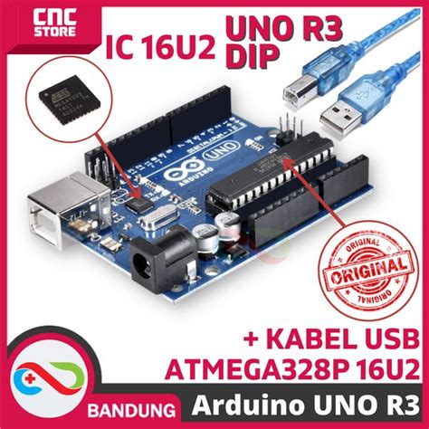 Jual Uno R Atmega P Dip Atmega U Compatible Board Plus Usb Cable