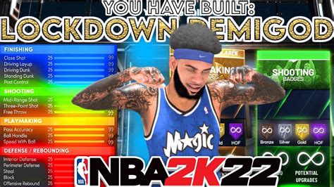 NEW BEST 2 WAY PERIMETER LOCKDOWN BUILD IN NBA 2K22 BEST BADGES THE