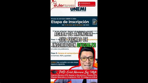 TUTORIAL DE INSCRIPCIÓN UNEMI INSCRÍBETE DEL 12 AL 28 DE ENERO