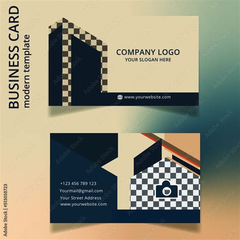 Real Estate Business Card Templates. Stock Vector | Adobe Stock