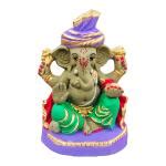 Buy Shopmefast Multicolor Earthenware Ganesh Idol Online At Best Prices