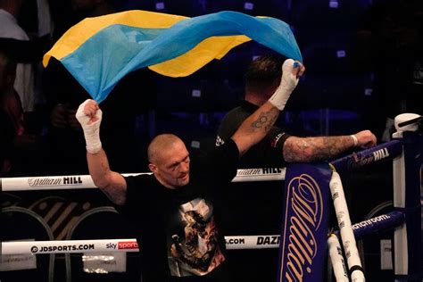 Heavyweight Champion Oleksandr Usyk Willing To Defend Ukraine To His Death