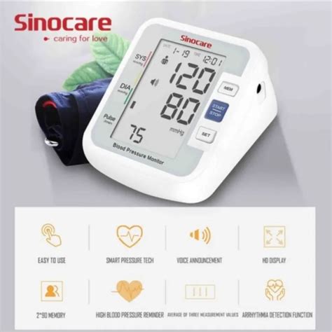 Alat Tensi Darah Digital Sinoheart Tensimeter Digital Sinocare Alat