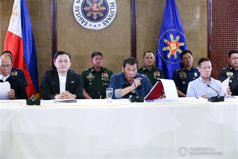 President Rodrigo Roa Duterte Announces The Content Of The Resolution