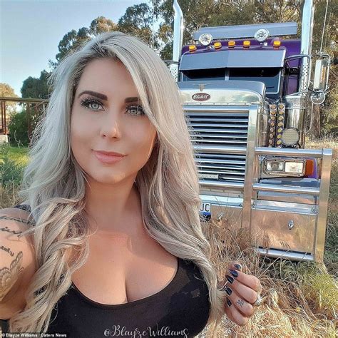 'World's hottest truck driver', 28, is now raking in $150,000-a-year in ...