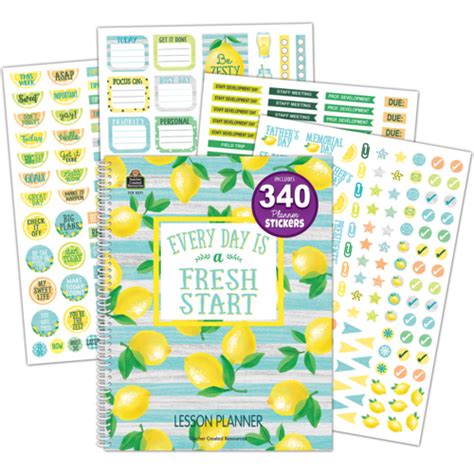 Lemon Zest Lesson Planner Tcr Teacher Created Resources