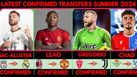 All Latest Confirmed Transfers Summer Leao To Man United