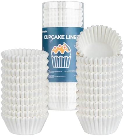 Parmedu Pcs Paper Cupcake Liners Mini Size Inches Muffin