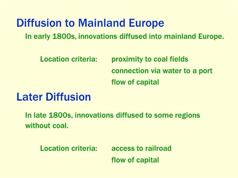 Unit Vi Where Did The Industrial Revolution Begin And How Did It Diffuse Key Question Ppt