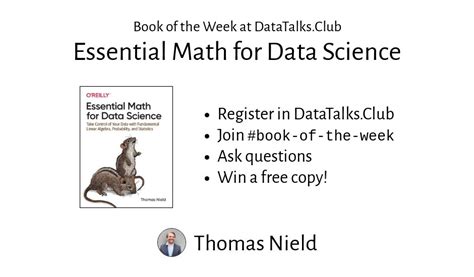 Essential Math For Data Science Datatalks Club