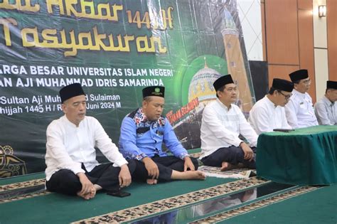 Keluarga Besar Uin Sultan Aji Muhammad Idris Samarinda Rayakan Idul