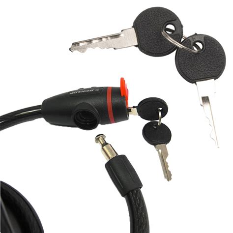 Dunlop Spiral Lock Black W2 Keys Rathmines Sports