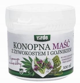 Maść Virde na stłuczenia Virde Maść Konopna Żywokost i Gojnik 100 ml