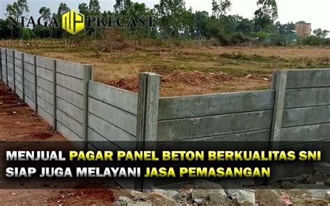 Harga Pagar Panel Beton Kudus Niaga Precast