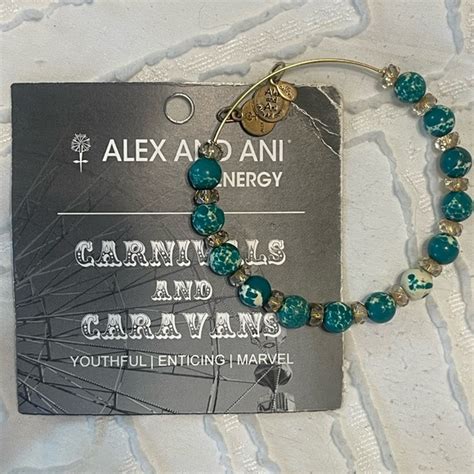 Jewelry Alex And Ani Green Beaded Bangle Poshmark