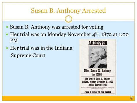 Susan B Anthony By Suzy Ppt Download