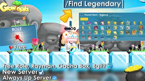 Cuma Login Di Server Ini Dapat Bgl Gacha Gratis Growtopia