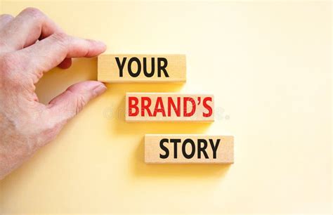 Branding And Your Brand Story Symbol Concept Words Your Brands Story