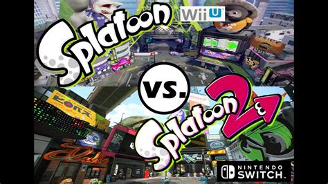 Splatoon Vs Splatoon 2 Comparison Youtube