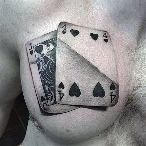 87 Playing Card Tattoos For Men