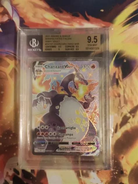 POKÈMON CHARIZARD Vmax Shiny Sv107 Sv122 Bgs 9 5 Destino