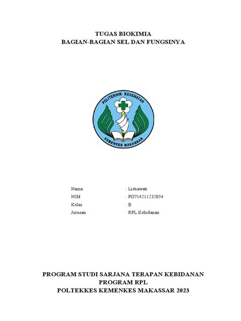 Tugas Biokimia Pdf