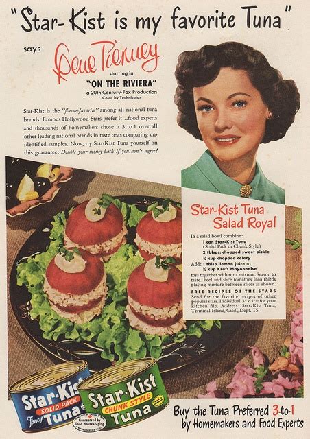 Sunsetjuly1951tunasalad Retro Recipes Celebrity Recipes Vintage Cooking