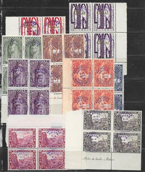 Belgio Antwerp Stamp Days Block Of With Borders Catawiki