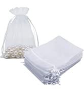 Amazon Hrx Package Pcs Sheer Organza Bags White X Inches