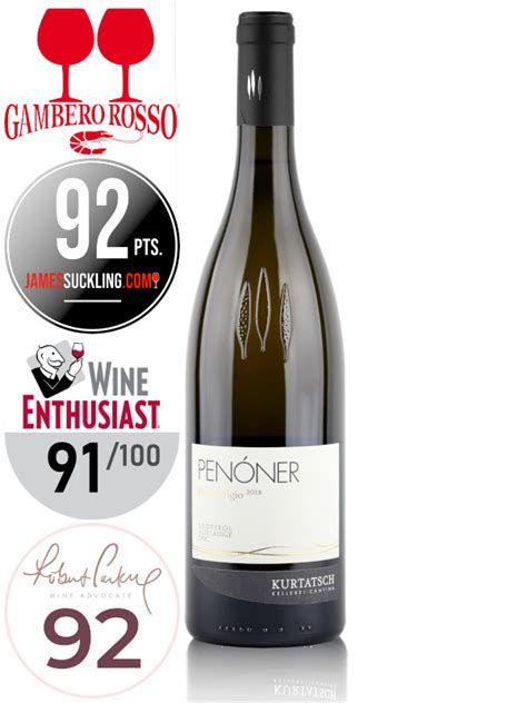 Kurtatsch Pinot Grigio Alto Adige DOC 21 48 Free UK Delivery