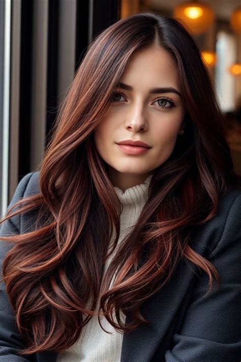 Gorgeous Hair Colours For The Fall Season Rich Auburn Waves